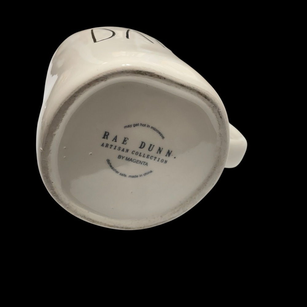Rae Dunn Mug "Dad" White Large Letter Great Condition - Picture 5 of 8